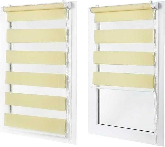 Ролети тканинні на вікна День-Ніч. Рулонні штори від виробника Дешево