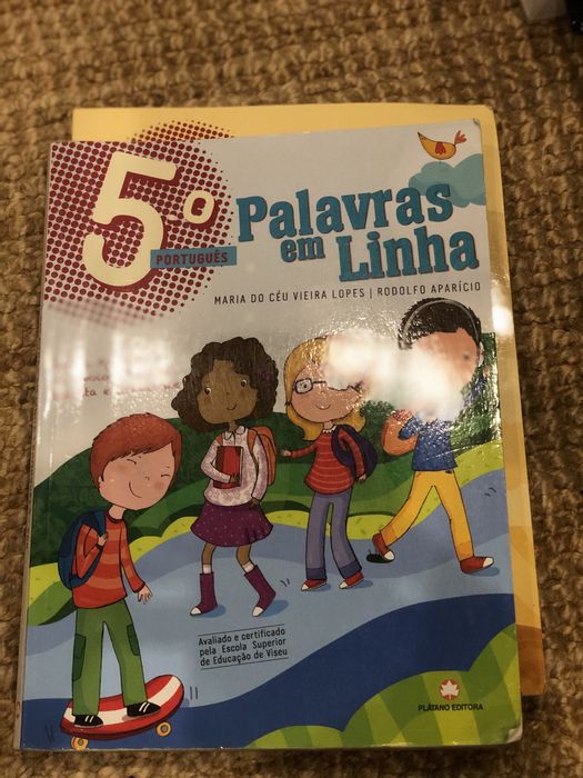 Manual português Palavras em linha 5 ano