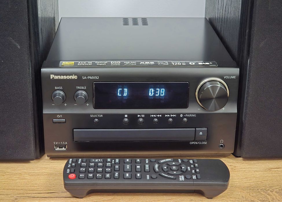 Panasonic SC-PMX92 Amplituner CD Bluetooth MP3 USB DAC FLAC DAB+