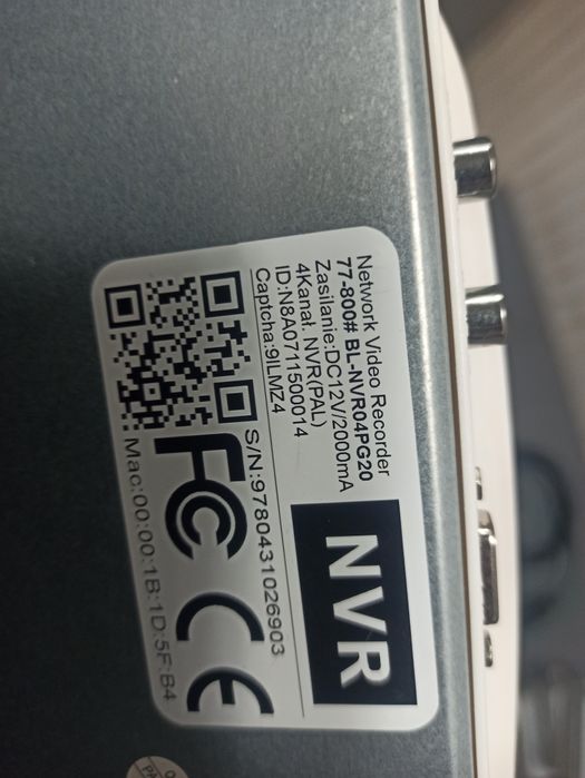 Kamery JP poe, dysk 1 Tb , 2.8 Mpx