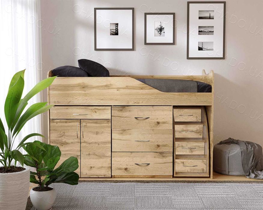 Ліжко комод, ліжко дитяче, кровать чердак, ліжко підліткове