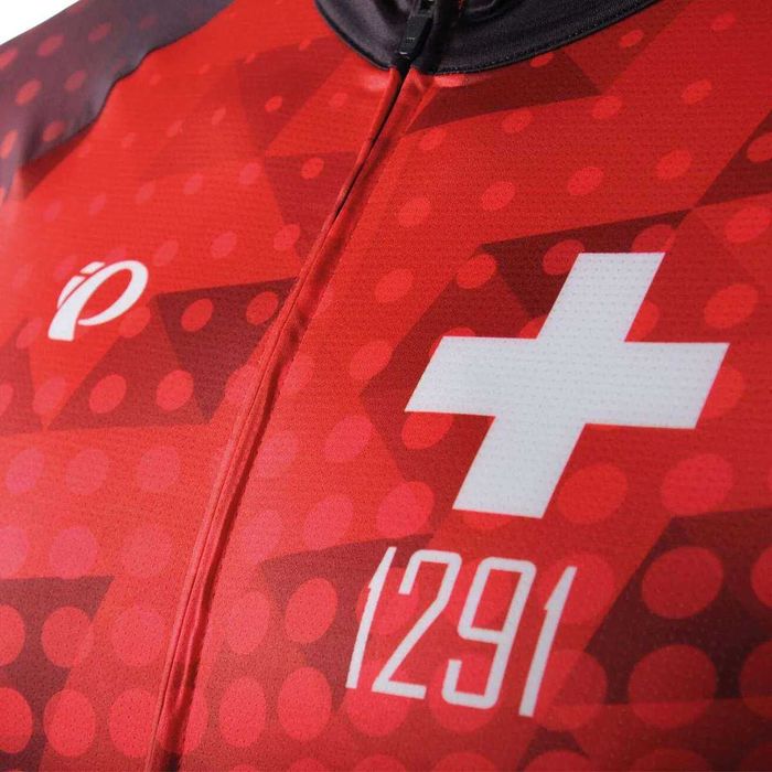 Чоловіча велоформа, велофутболка PEARL iZUMi Trikot Suisse Edition 3.0