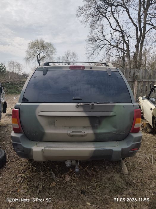 Розборка Jeep Grand Cherokee WJ 2000 рік 3.1 дизель Джип Черокі  4*4