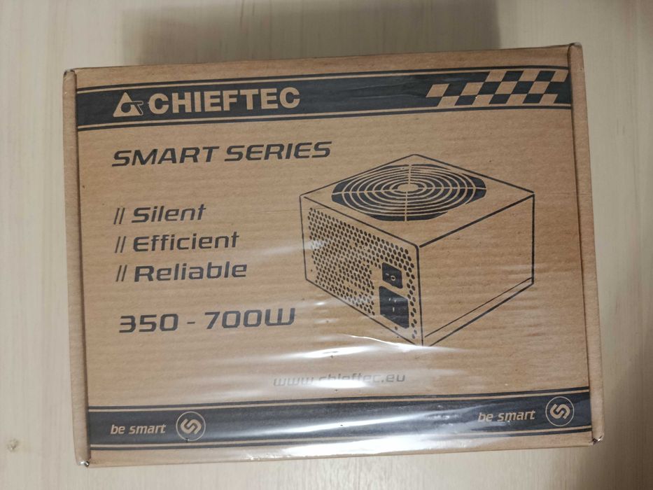 Блок питания 600w Chieftec gps 600a8 новый, запечатанный.
