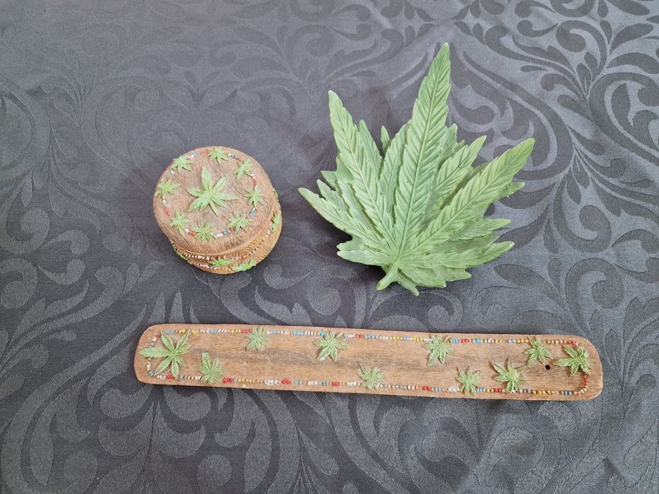 Conjunto Coleção Reggae Cinzeiro Incenso caixa