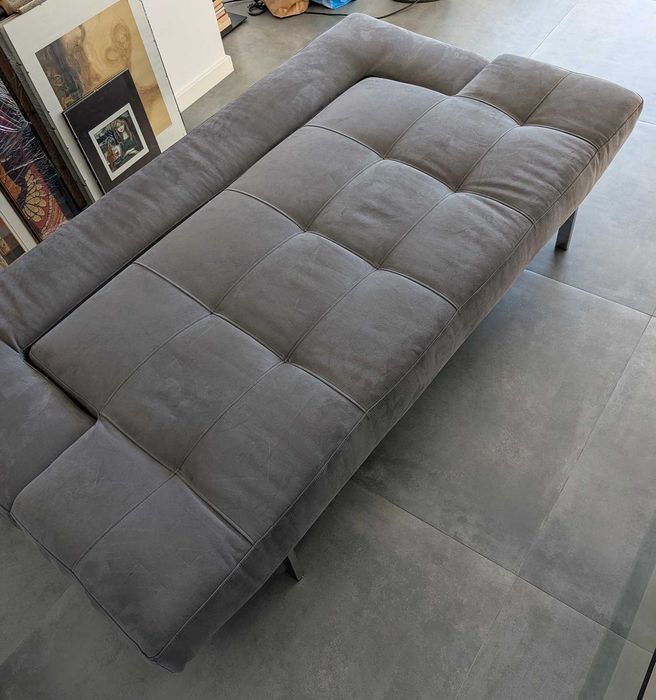Sofá cama Área em cinzento