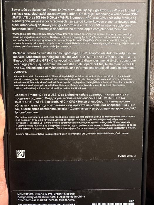 iPhone 12 pro 256 gb