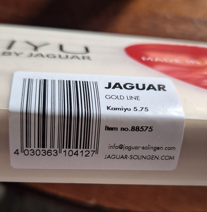 Акція Оригінальні перукарські ножиці Jaguar Gold Line Japan Kamiyu, 5.