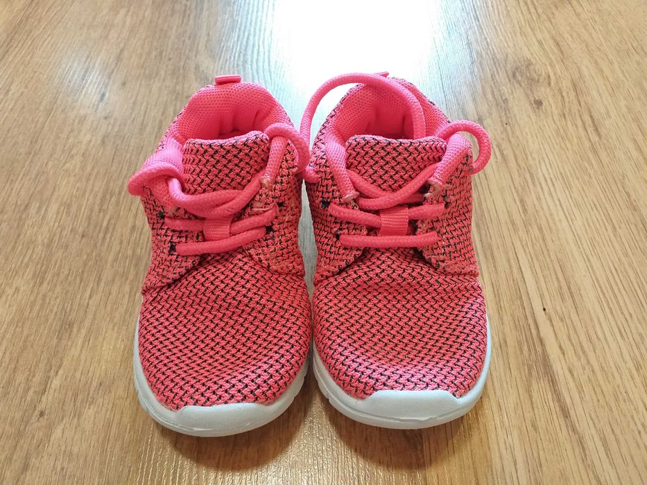 rozm 23 mothercare buciki adidasy sneakers różowe neonowe