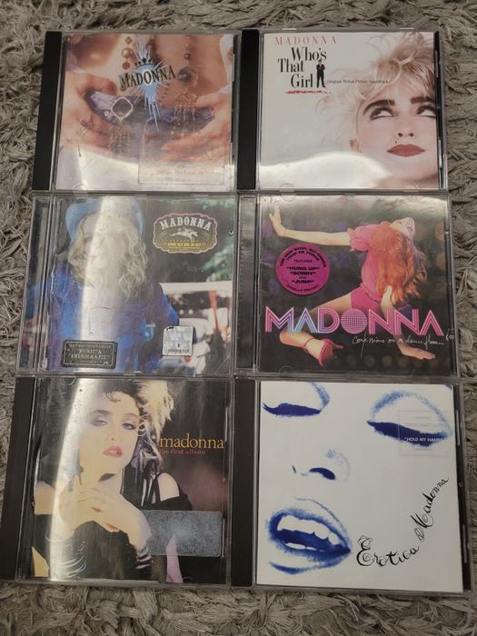 6 cds da madonna