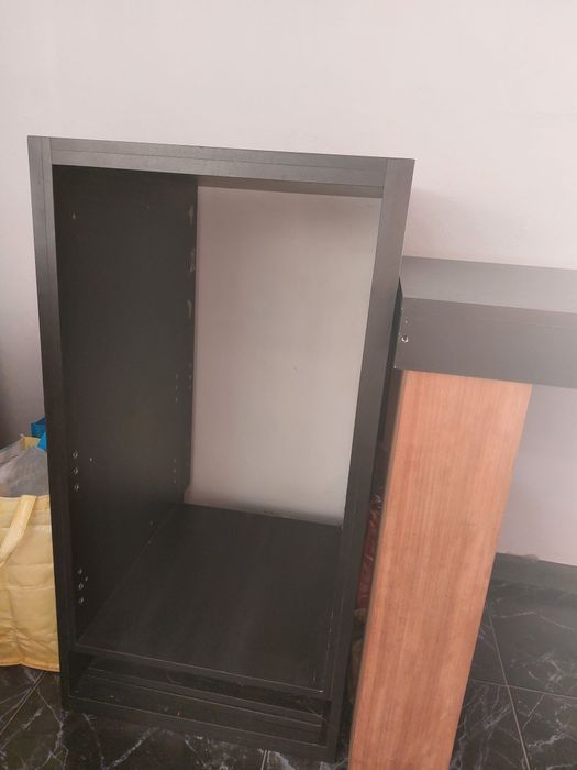 Mesa grande (1.9×0,7) com estante em bom estado