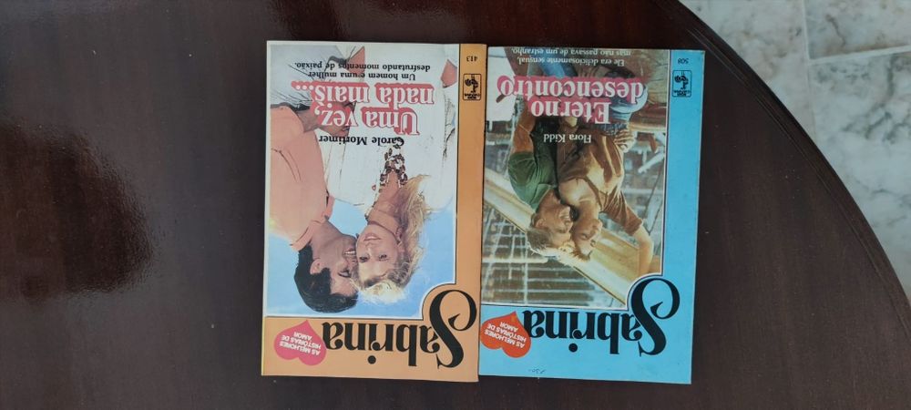 Livros coleção sabrina