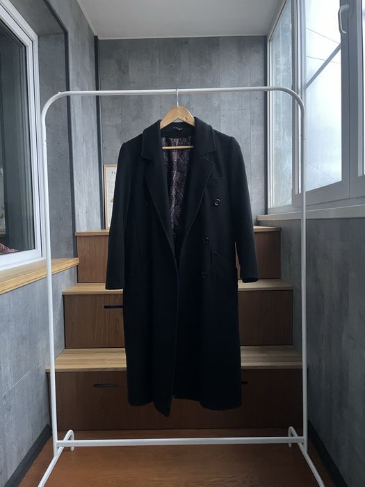 Довге вовняне пальто