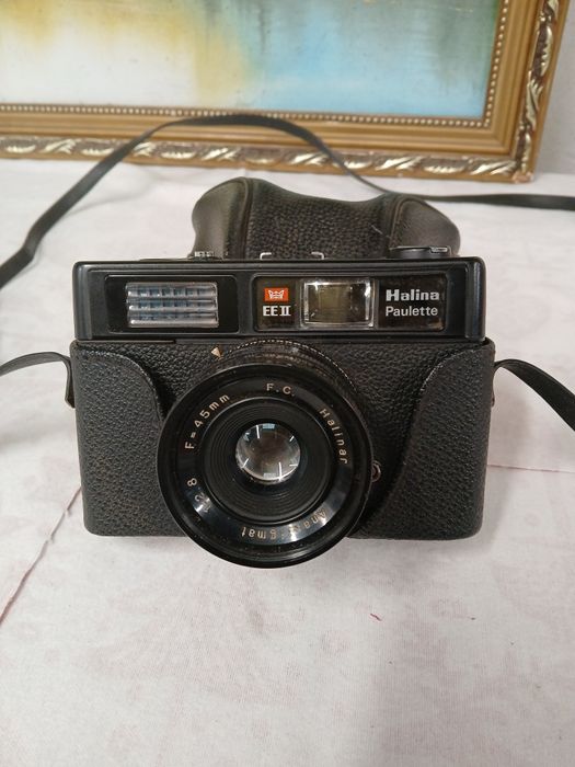 máquina  fotográfica  Halina Paulette