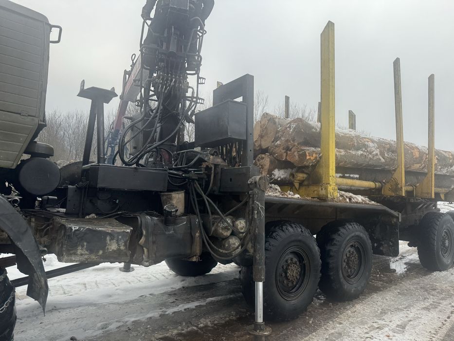 КамАЗ 4310 з маніпулятором(loglift130) лісовоз+причеп розпуск 6х6