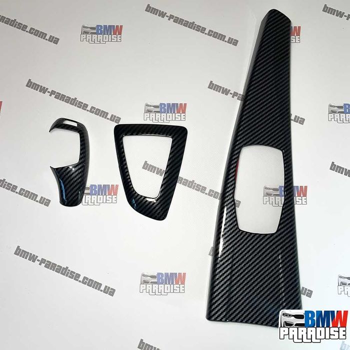 Набор для центральной консоли КАРБОН на ручку АКПП F30 F34 F33 F36