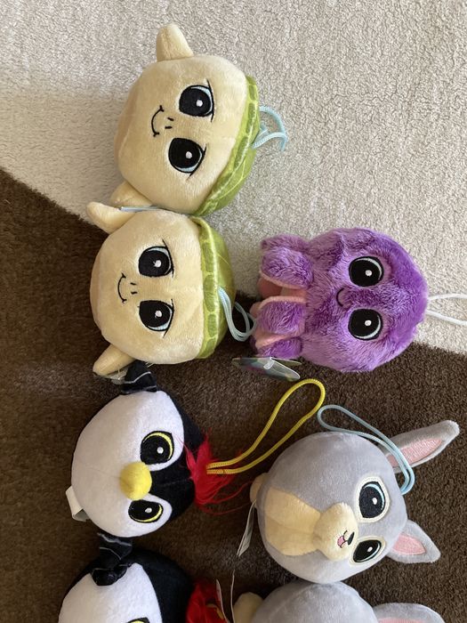 Peluches pingo doce bando do bosque e mar pequenos