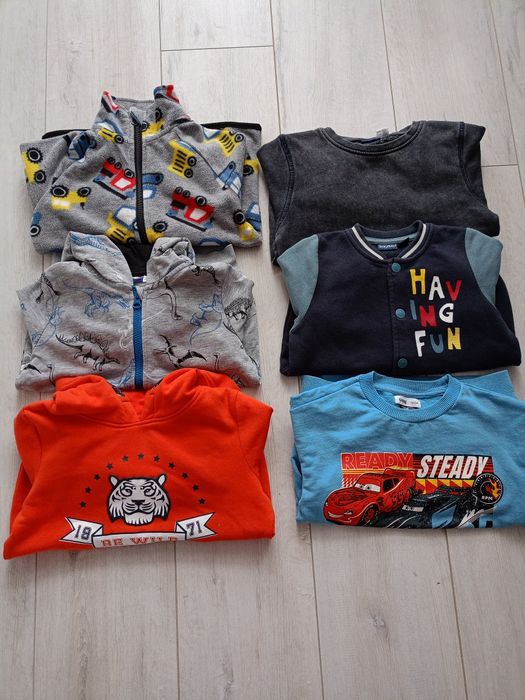 Komplet 7 bluz 110-116 bluza, bluzy