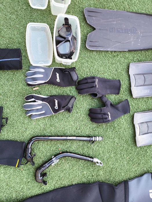Equipamento completo de Caça Submarina