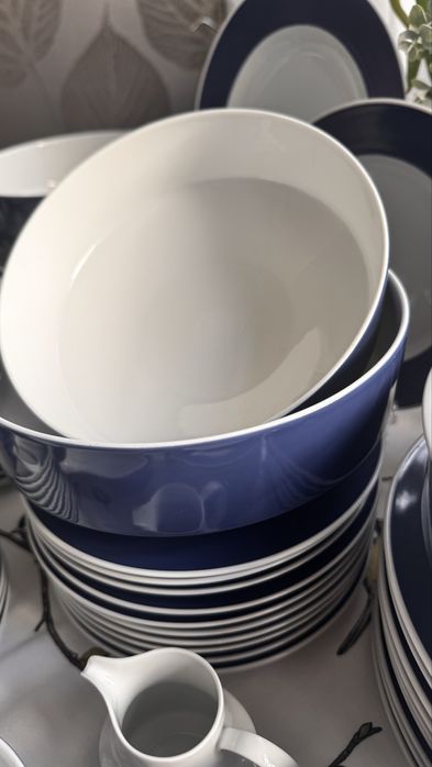 Rosenthal столовий чайний сервіз 99ел, розенталь, кобальт, вінтажний