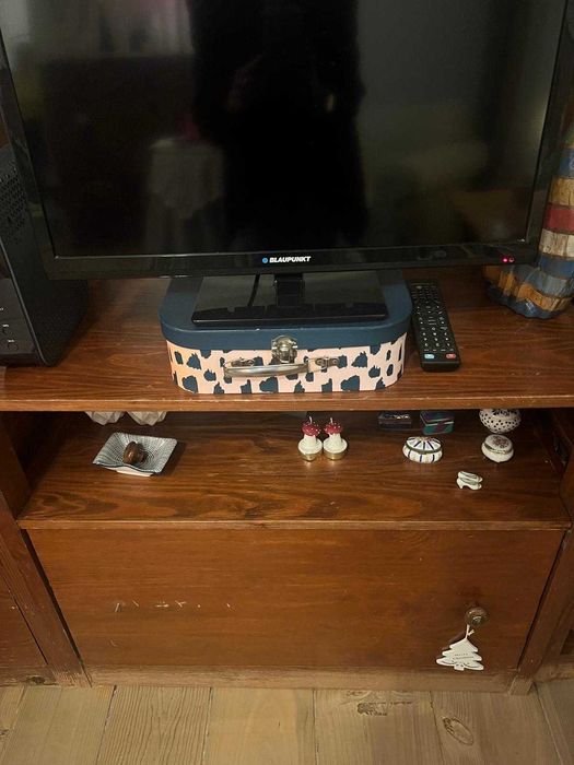 Conjunto de 3 móveis de madeira