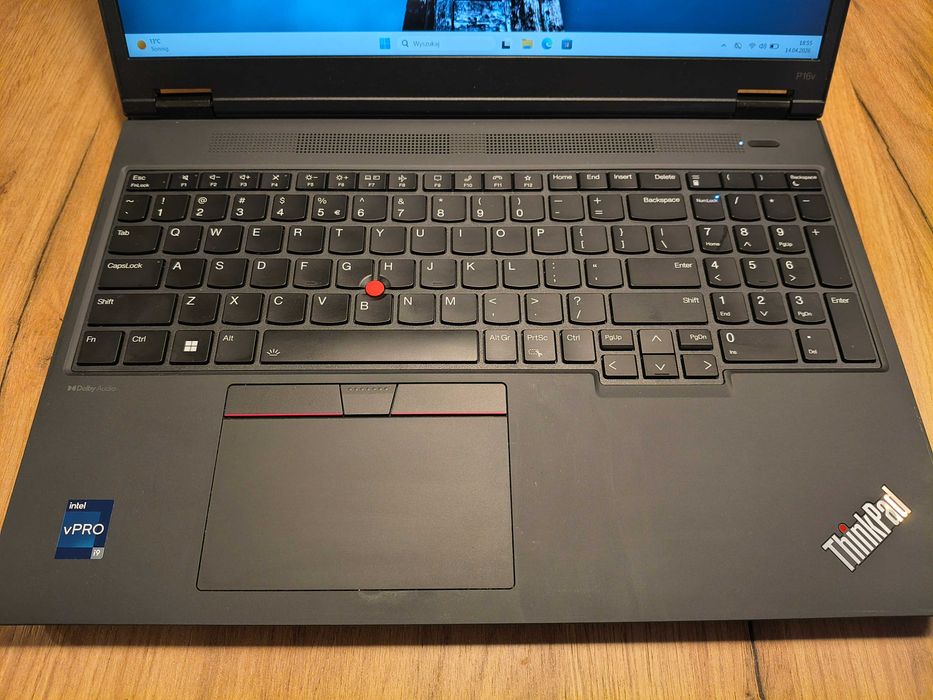Laptop Lenovo ThinkPad P16v Gen1 i9/32Gb/1TB/RTX 2000/16"/Win11 Pro - komputer / stacja robocza