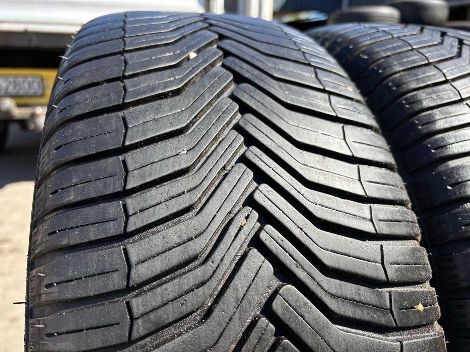 2X OPONY CAŁOROCZNE 215/55R17 94V Michelin CrossClimate+ 6.9MM 2022R SPRAWDZONE CAŁE!