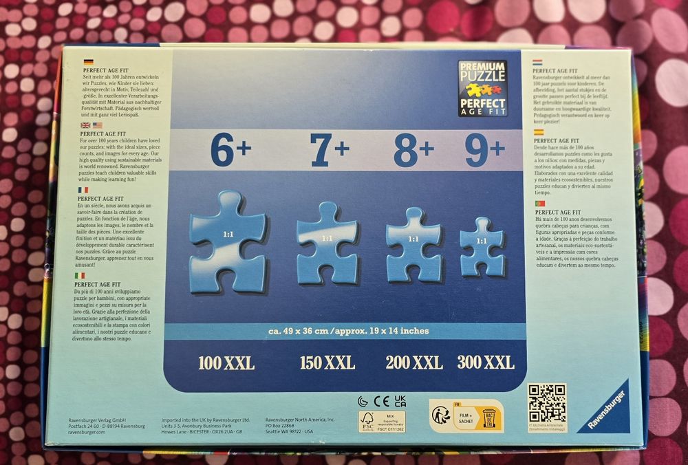 Puzzle 100 peças - Trolls - 6+ Como Novo