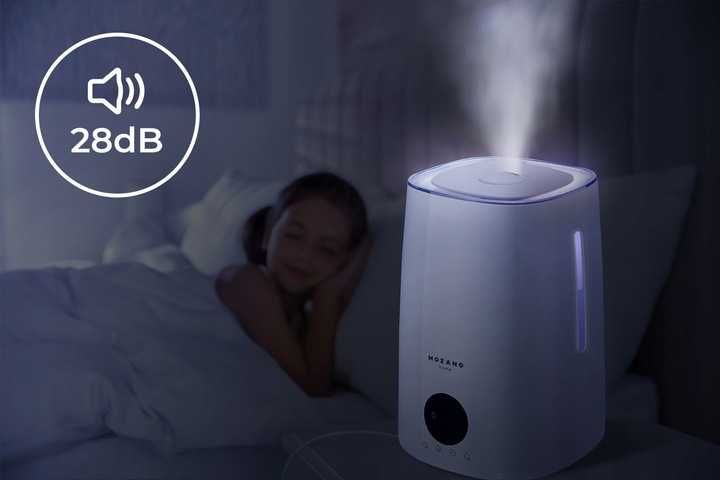 CICHY Nawilżacz powietrza 3w1 higrometr aromaterapia dyfuzor jonizator