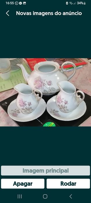 Loiças bules,leiteiras,chávenas SPAL