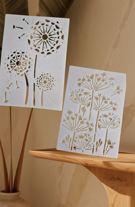 Szablon Malarski / Dekoracyjny - DIY, scrapbookingu, tynk, Nr K8