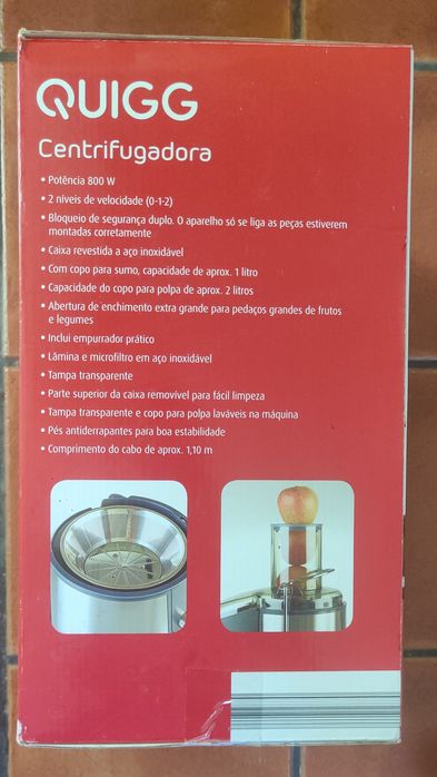 Centrifugadora da Quigg para Fruta e Legumes