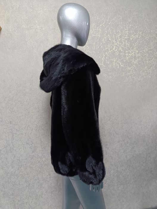 Норкова шуба, шубка, напівшубок, автоледі. 67 см