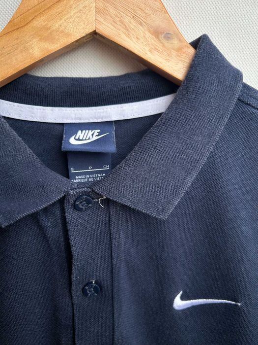 NIKE _ Granatowa koszulka polo S