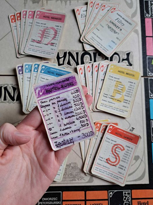 FORTUNA kultowa gra PRL-u! Kolekcjonerska gra PRL. UNIKAT! Poznań ...