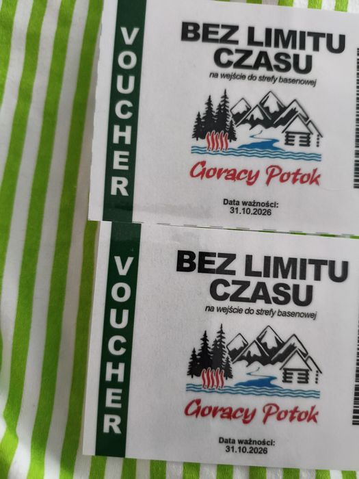 CZYTAJ OPIS - Wejściówka Termy Gorący potok Szaflary Bilet