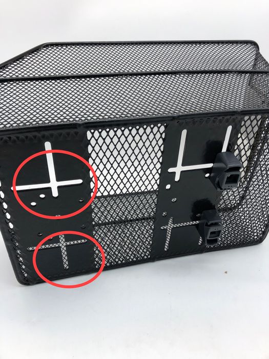 Kosz rowerowy tylny Basil 020340 czarny