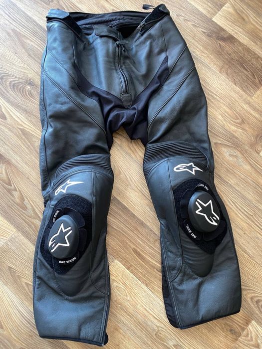 34 розмір Як нові Шкіряні мотоштани Alpinestars мотоекіп
