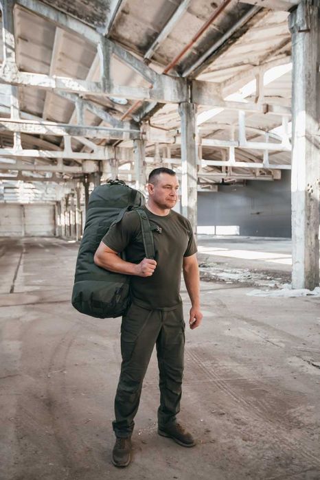 ‼️Баул тактичний олива, сумка рюкзак військовий на 100л oxford 1680D‼️