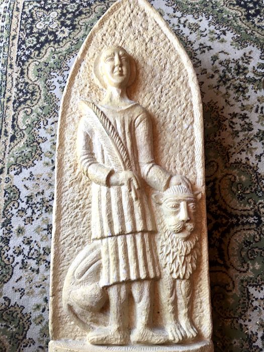 Pedra antiga seculo XVII a XVIII pertencente a um padre