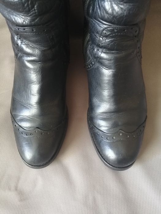 Сапоги кожа 36р.европейка