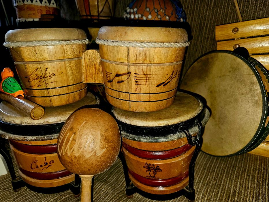 Instrumentos Cuba, Africa, Ex Rep. Dem. Alemã - Percussão