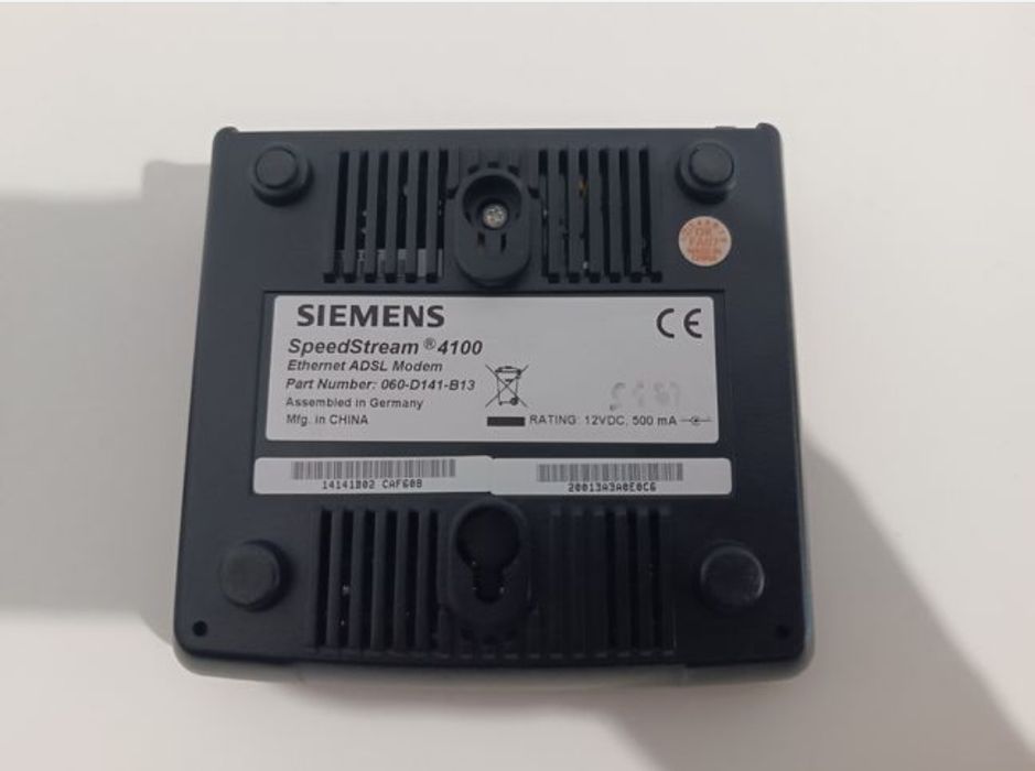 Modem Siemens Ethernet ADSL SpeedStream 4100 + zasilacz GCI