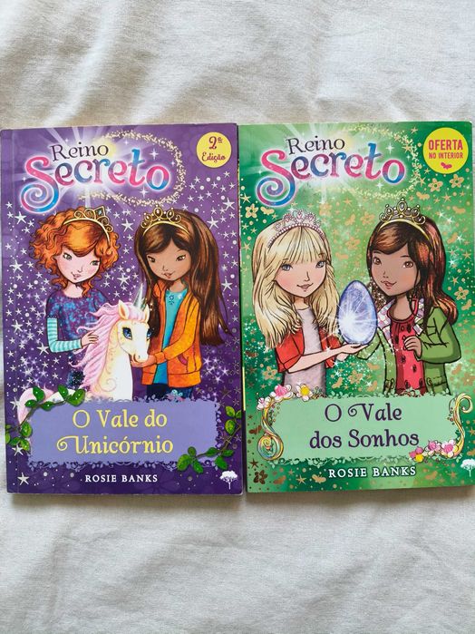 Livros 2 e 9 da coleção Reino Secreto