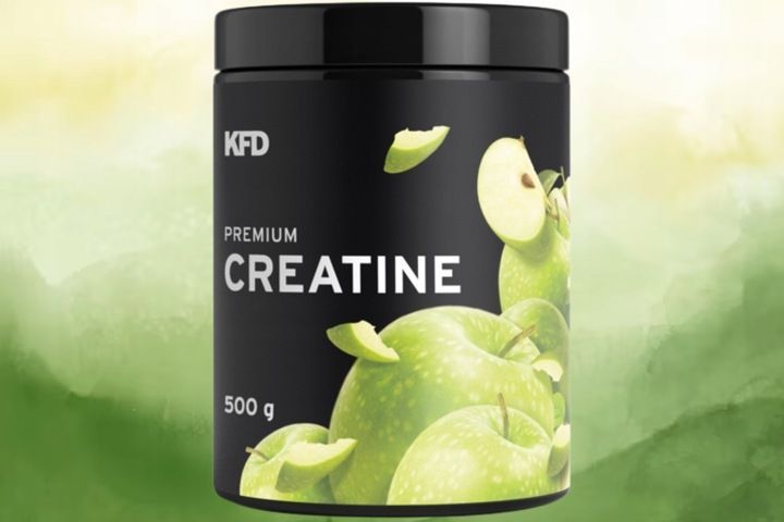 kfd premium creatine 500 g kreatyna monohydrat zielone jabłko