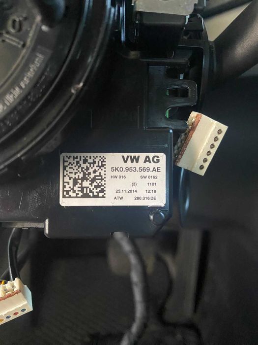 Шлейф руля Volkswagen Passat, Golf, Tiguan 5K0953569 Сервіс