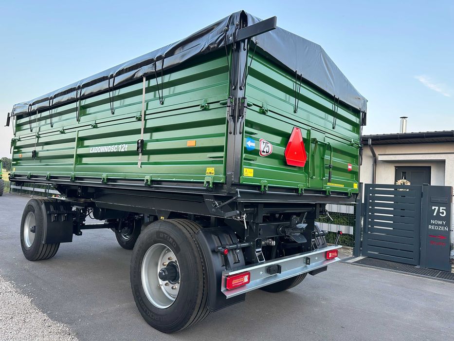 10Przyczepa Rolnicza HL HW 3 Stronny Wywrot 6011 Ładowność 12 ton 8011