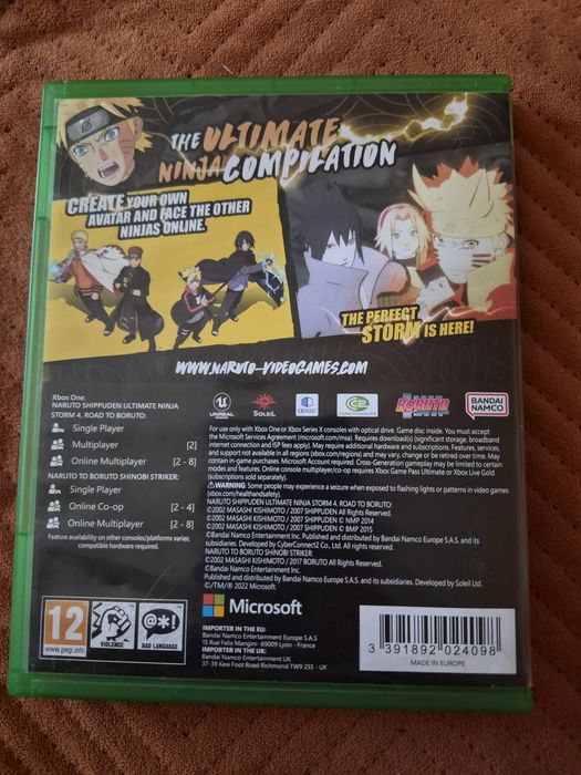 Gra Naruto 2w1 na konsole Xbox one
