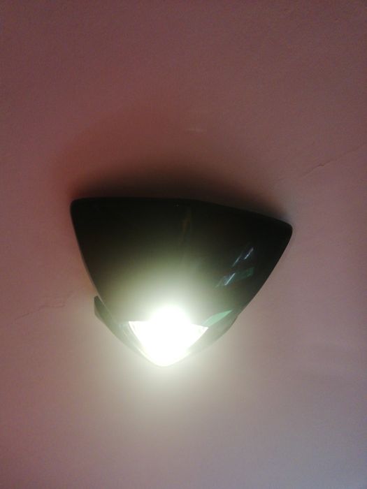 Lampa sufitowa halogenowa czasza motocykla hand made rarytas