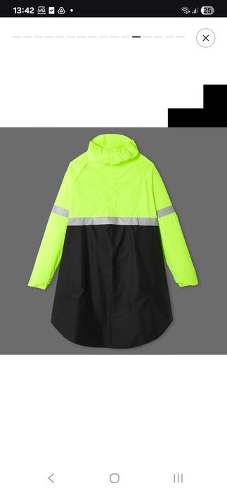 Poncho / Capa neon c/ refletores Impermeável - NOVA